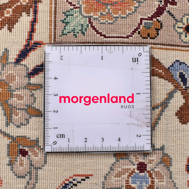 Dywan perski - Isfahan - Premium - 306 x 202 cm - ciemnoniebieski