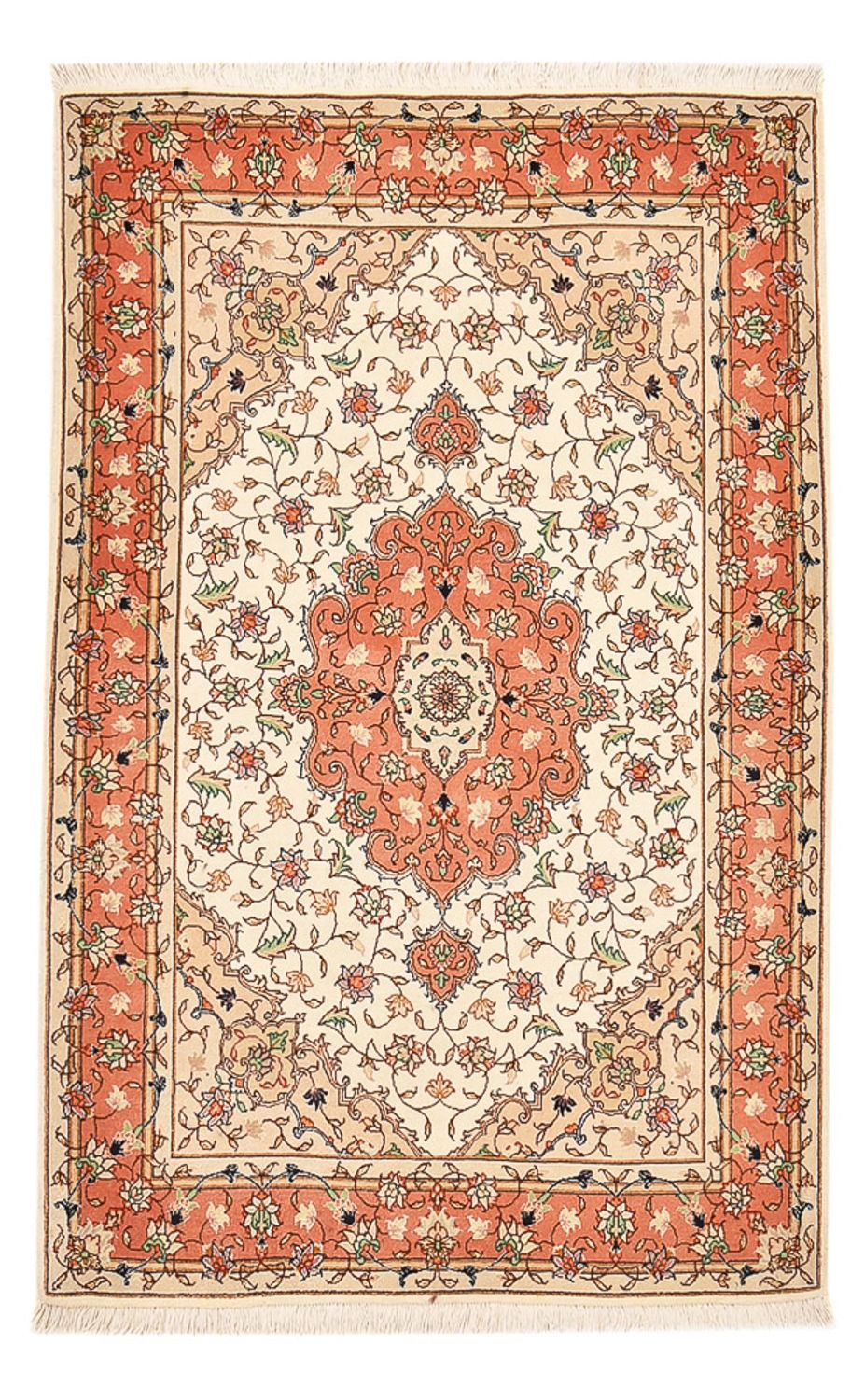 Dywan perski - Tabriz - Premium - 160 x 102 cm - beżowy
