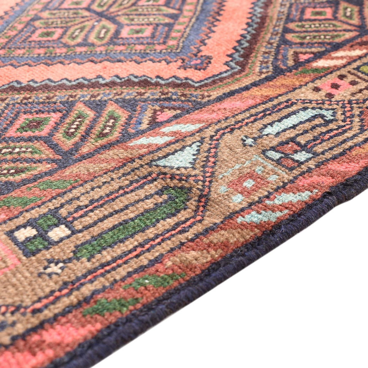 Biegacz Perski dywan - Nomadyczny - 185 x 78 cm - ciemny beż