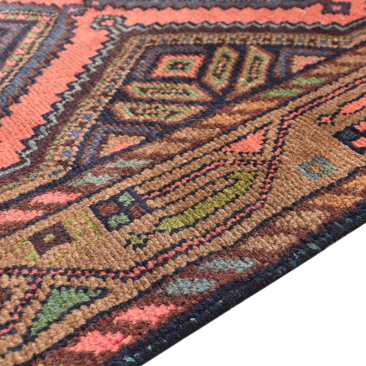 Biegacz Perski dywan - Nomadyczny - 188 x 75 cm - ciemny beż