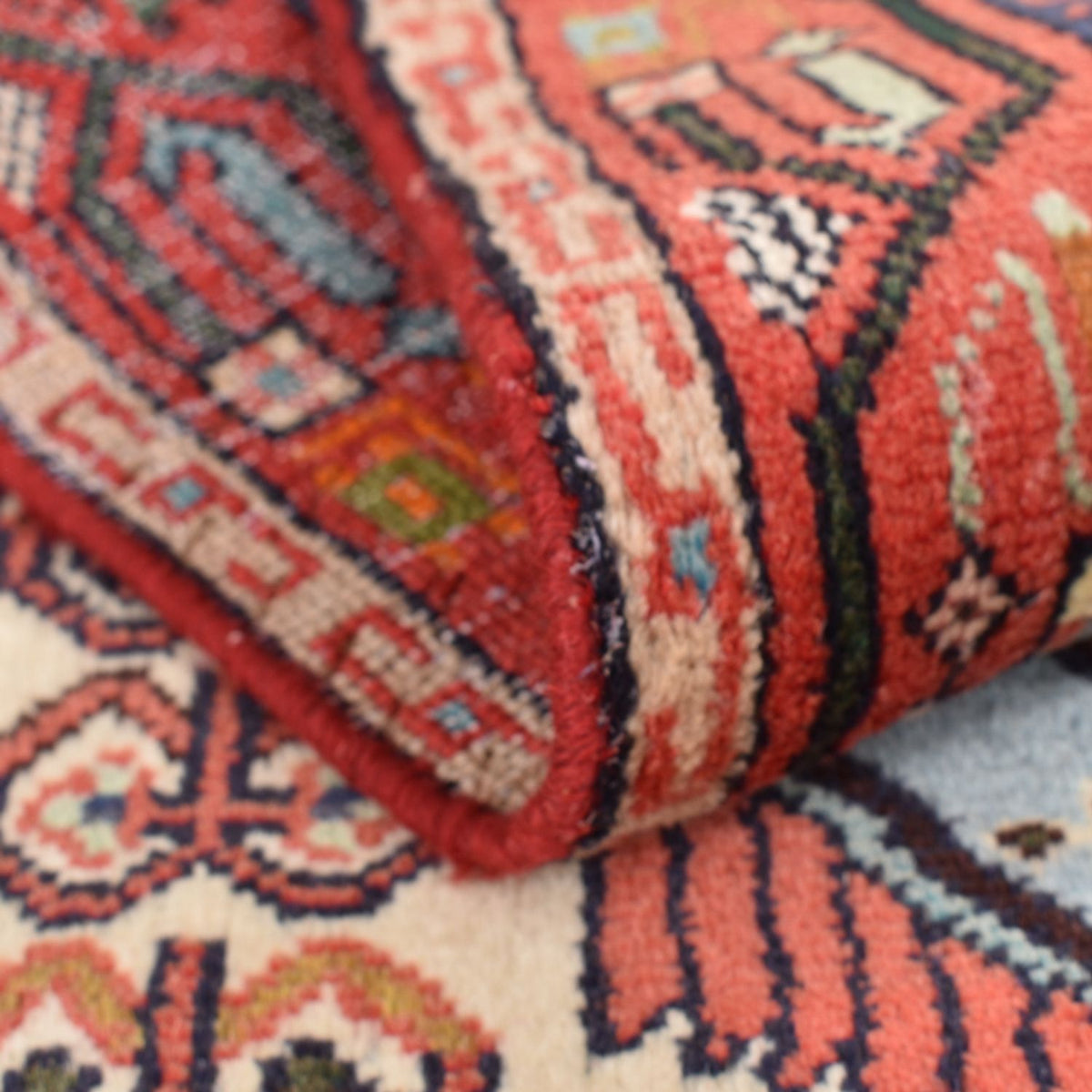 Biegacz Perski dywan - Nomadyczny - 205 x 80 cm - jasna czerwień