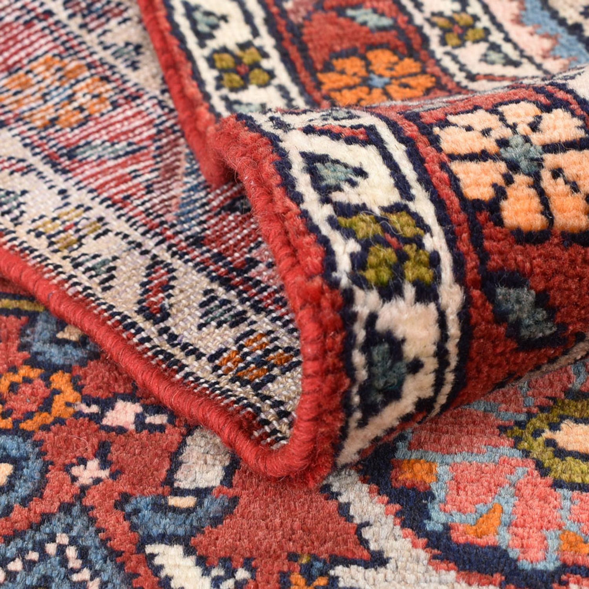 Biegacz Perski dywan - Nomadyczny - 200 x 98 cm - ciemna czerwień