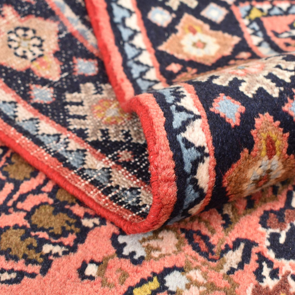 Biegacz Perski dywan - Nomadyczny - 222 x 77 cm - jasna czerwień