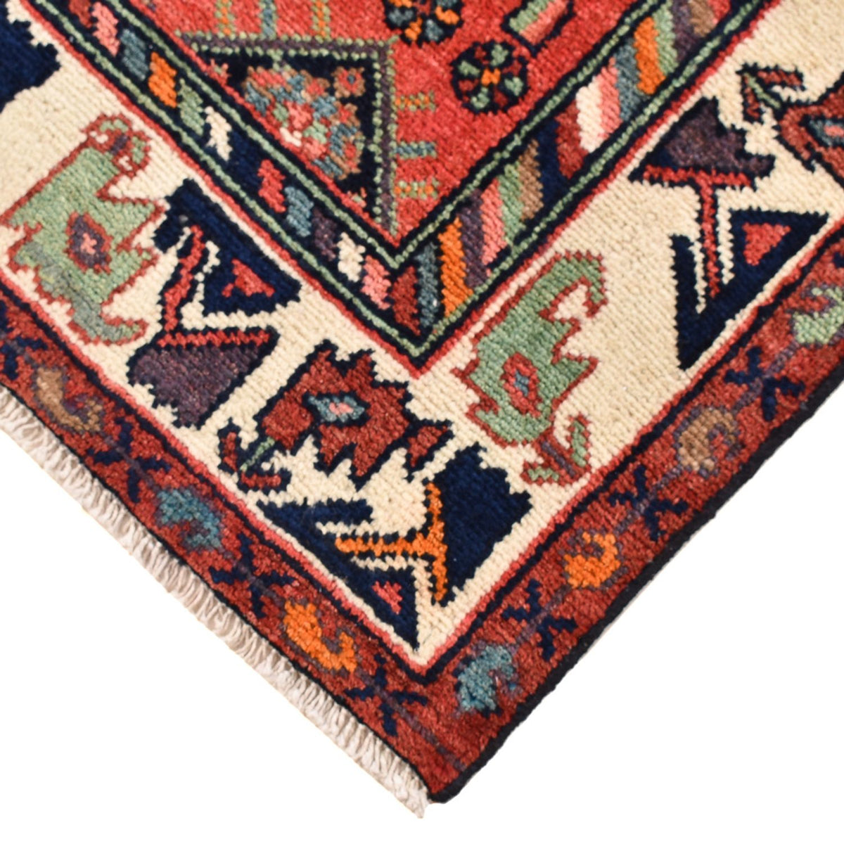 Biegacz Perski dywan - Nomadyczny - 192 x 105 cm - ciemnoniebieski