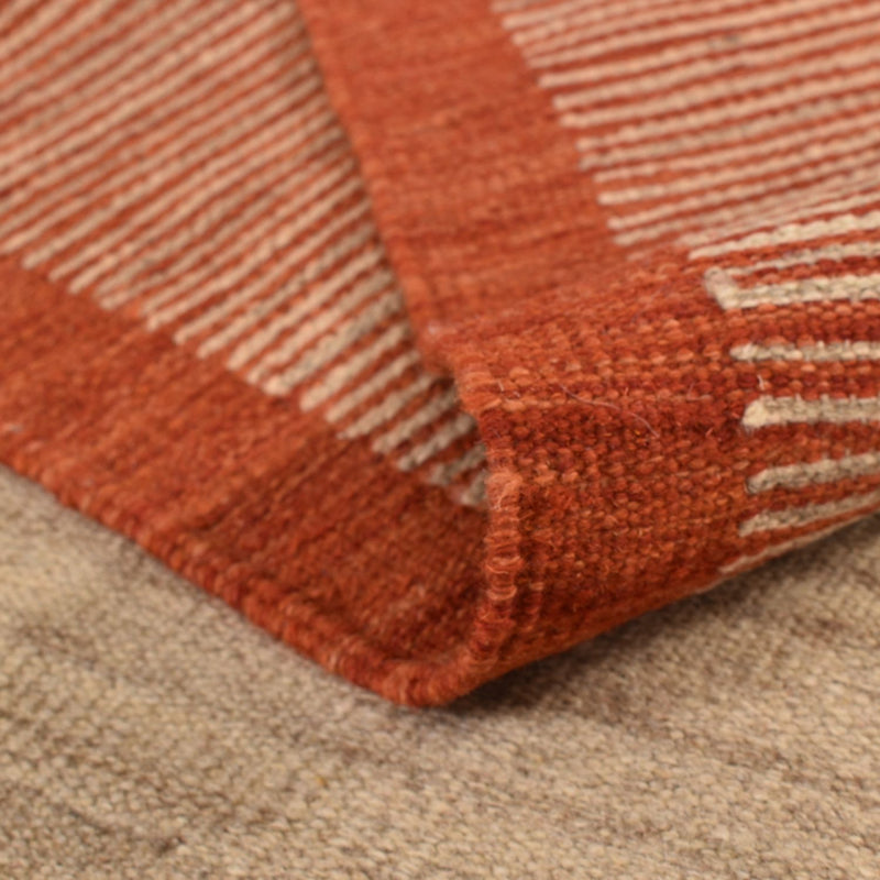 Dywan Kelim - modny - 242 x 155 cm - beżowy