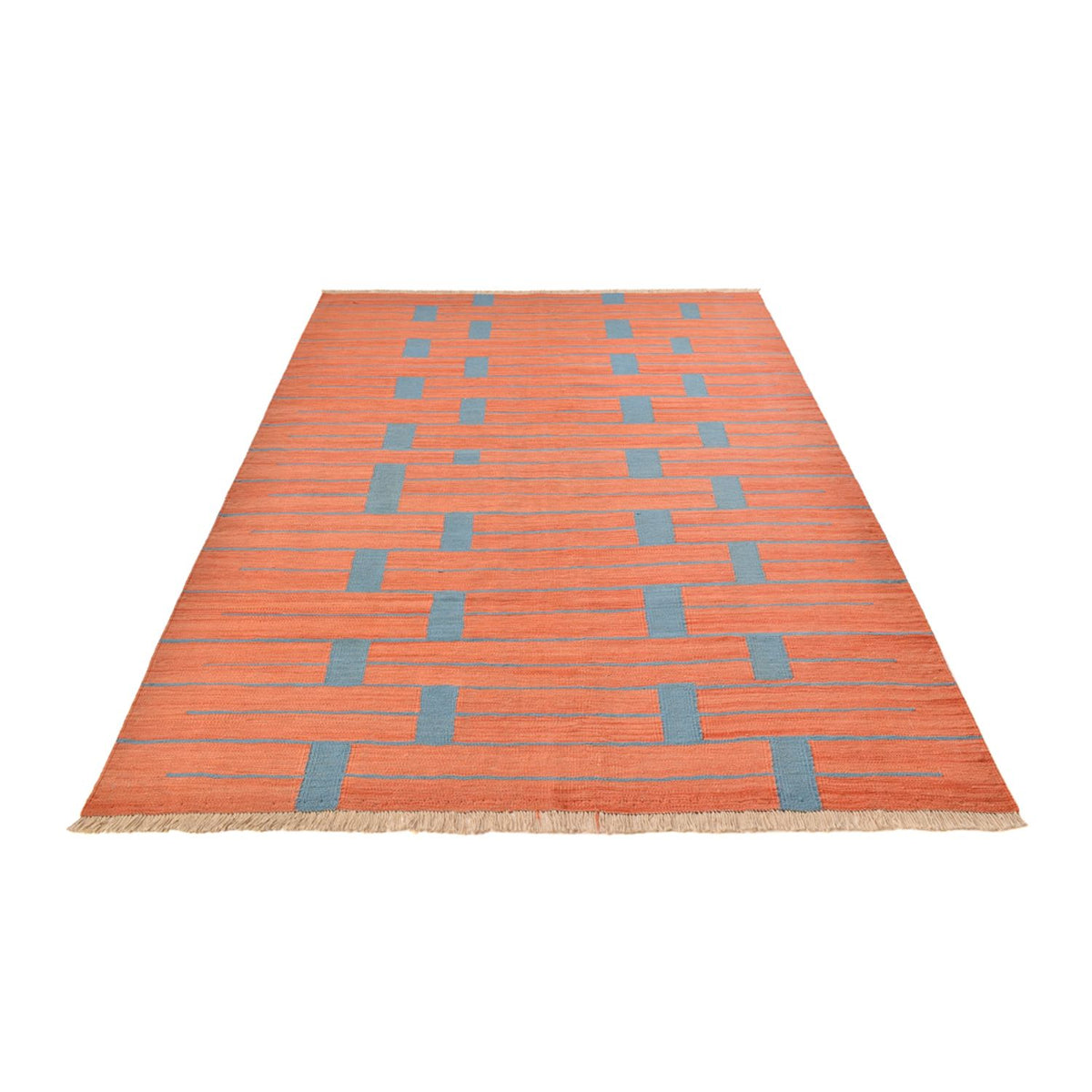 Dywan Kelim - modny - 293 x 192 cm - wielokolorowy