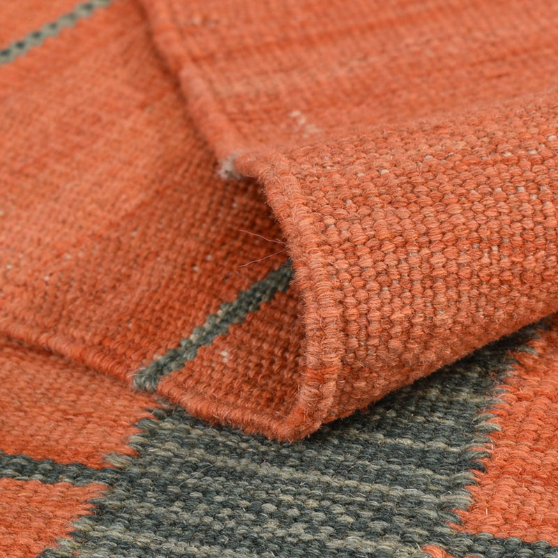 Dywan Kelim - modny - 291 x 193 cm - wielokolorowy