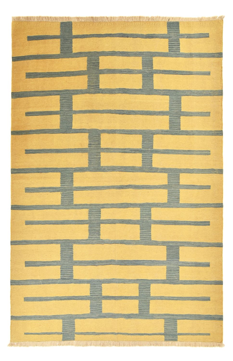 Dywan Kelim - modny - 291 x 194 cm - wielokolorowy