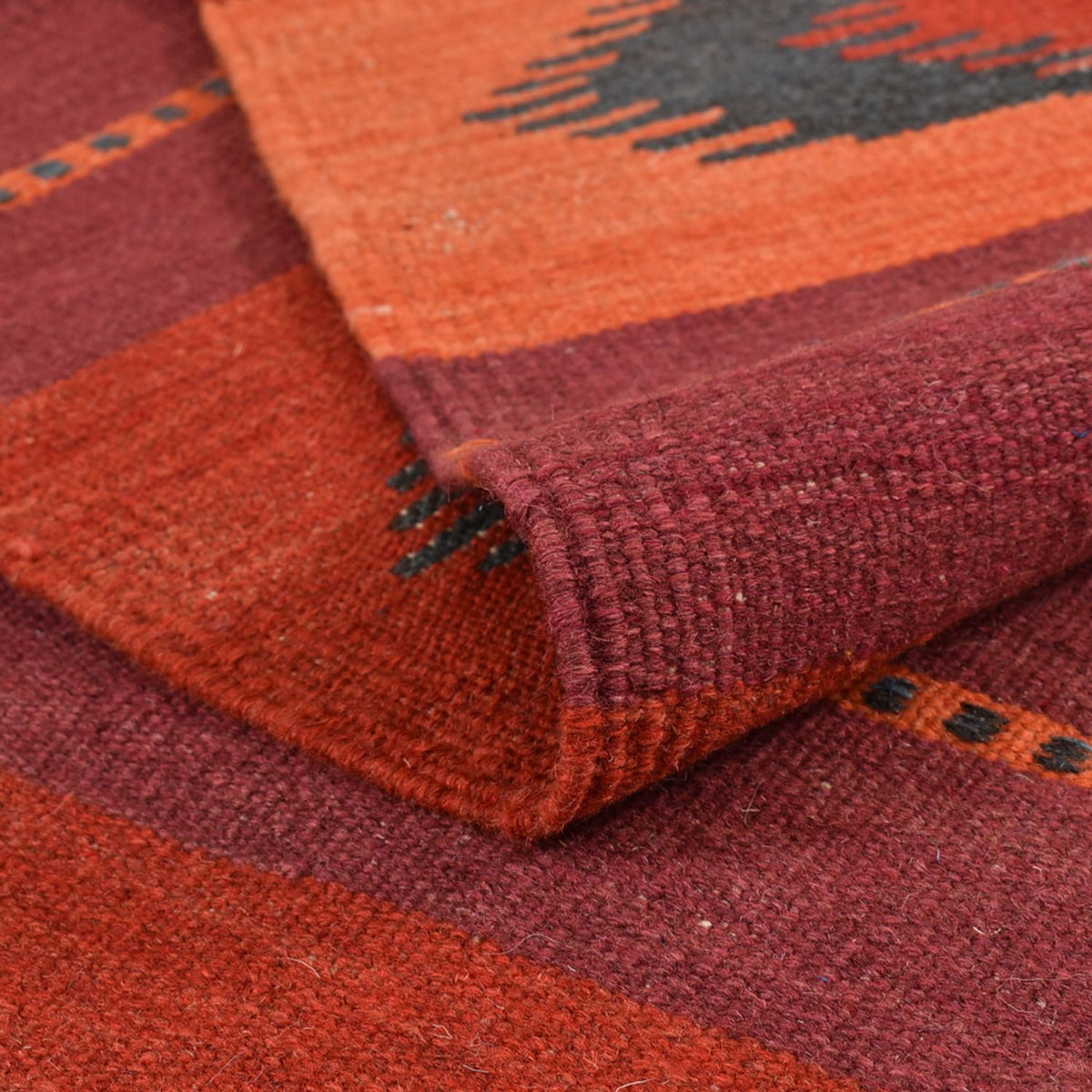 Dywan Kelim - Orientalny - 253 x 174 cm - wielokolorowy