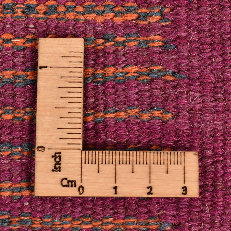 Dywan Kelim - modny - 296 x 195 cm - wielokolorowy