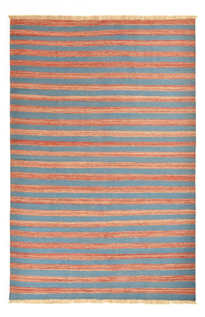 Dywan Kelim - modny - 293 x 194 cm - wielokolorowy