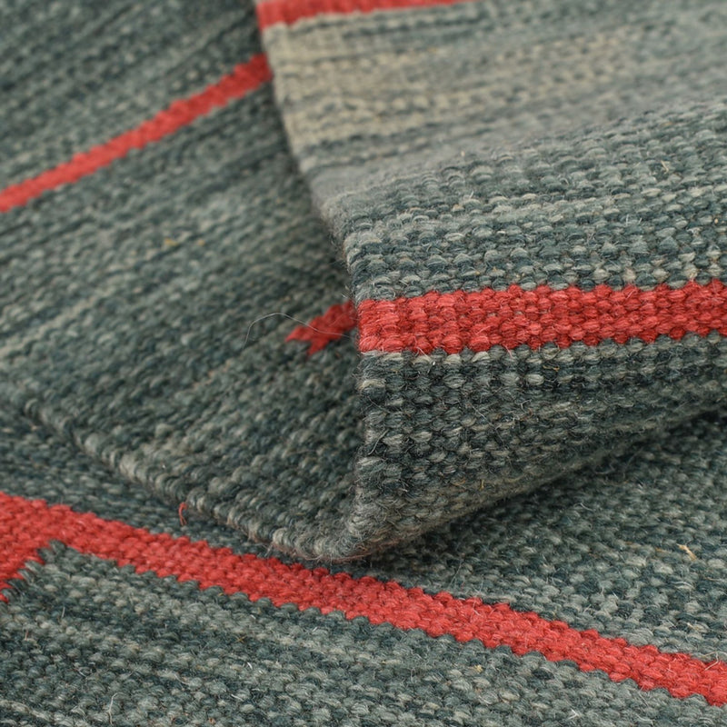 Dywan Kelim - modny - 171 x 122 cm - wielokolorowy