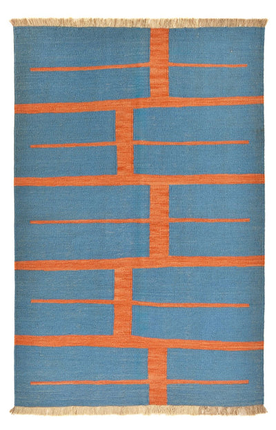 Nowoczesny kilim Dywan 123x185cm - Dywan wełniany