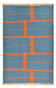 Nowoczesny kilim Dywan 185x123cm - Dywan wełniany