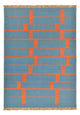 Nowoczesny kilim Dywan 170x119cm - Dywan wełniany