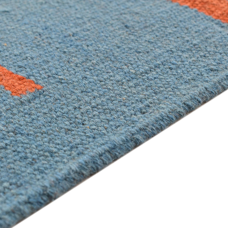 Dywan Kelim - modny - 170 x 119 cm - wielokolorowy