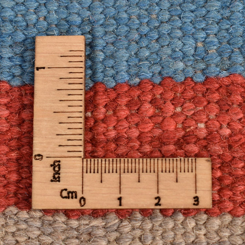 Dywan Kelim - modny - 203 x 149 cm - wielokolorowy