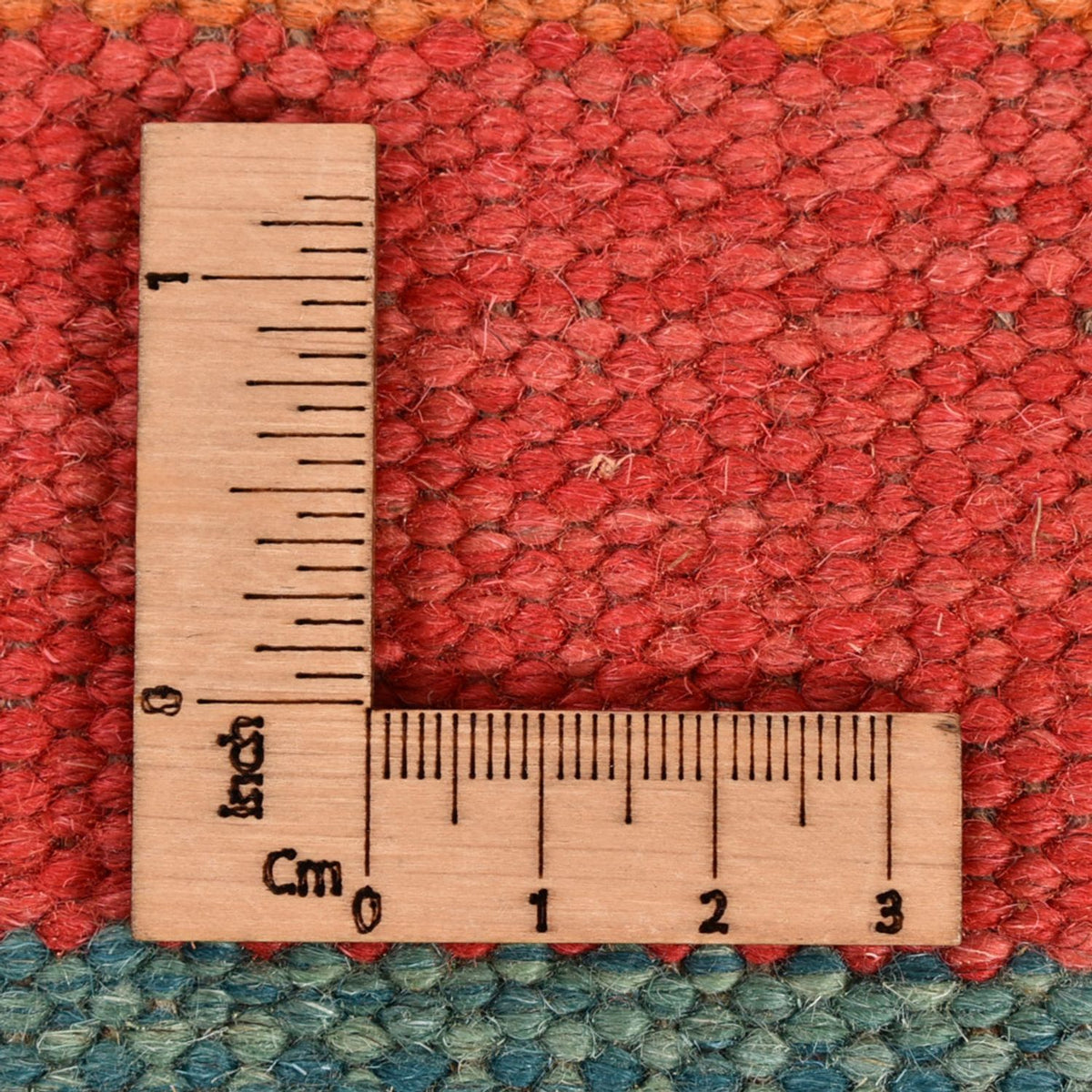 Dywan Kelim - modny - 203 x 155 cm - wielokolorowy