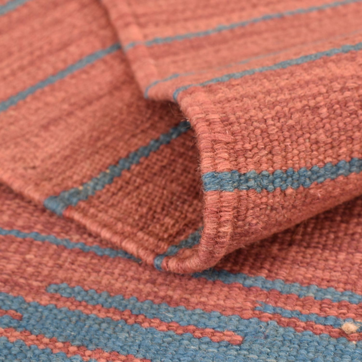 Dywan Kelim - modny - 188 x 155 cm - wielokolorowy