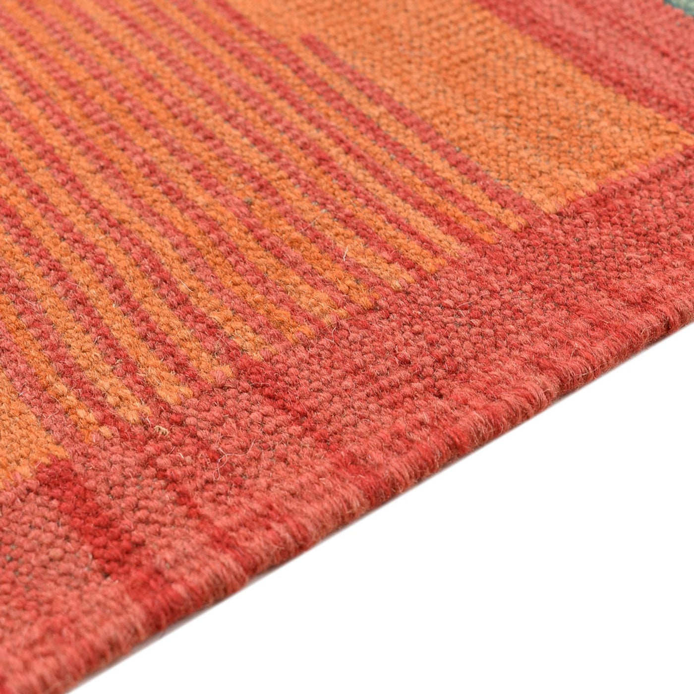 Nowoczesny kilim Dywan 201x155cm - Dywan wełniany