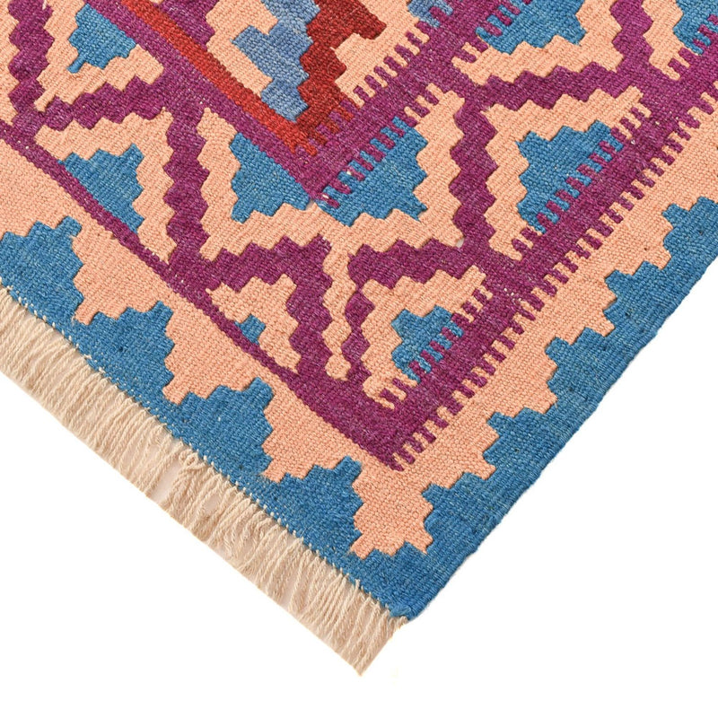 Dywan Kelim - Orientalny - 199 x 151 cm - wielokolorowy