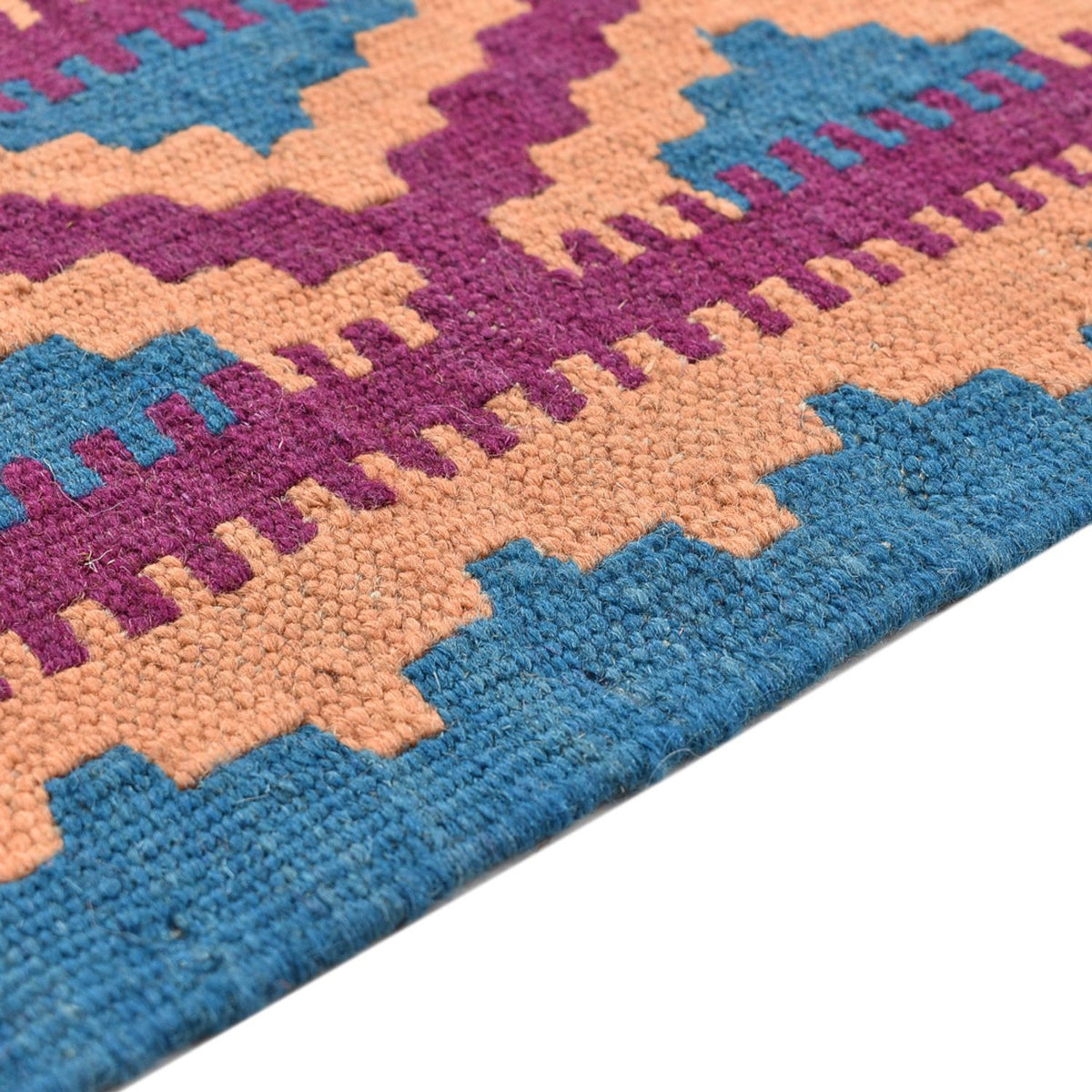 Dywan Kelim - Orientalny - 199 x 151 cm - wielokolorowy