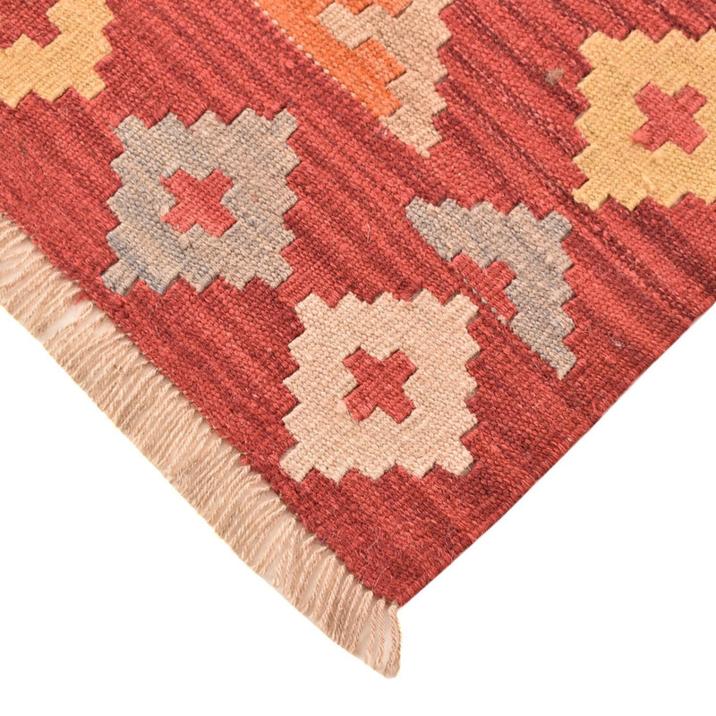 Biegacz Dywan Kelim - Orientalny - 188 x 83 cm - wielokolorowy