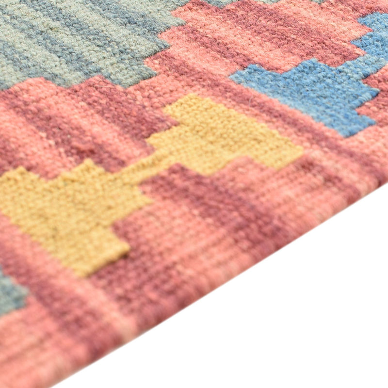 Biegacz Dywan Kelim - Orientalny - 190 x 80 cm - wielokolorowy