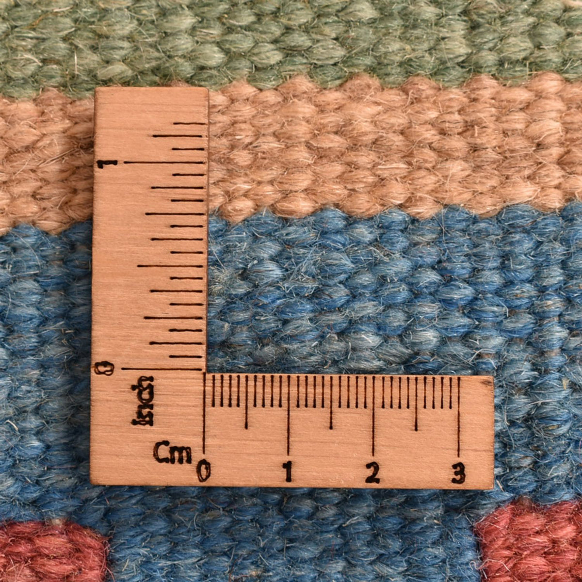 Biegacz Dywan Kelim - Orientalny - 204 x 84 cm - wielokolorowy