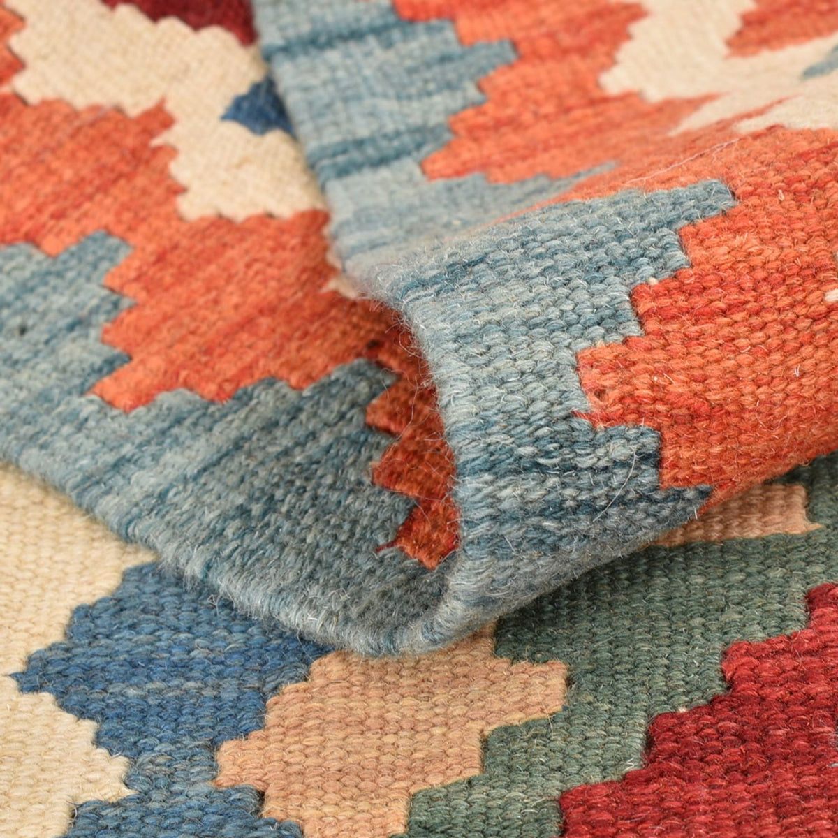 Biegacz Dywan Kelim - Orientalny - 200 x 80 cm - wielokolorowy