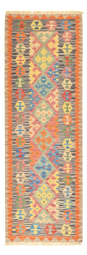 Biegacz Dywan Kelim - Orientalny - 237 x 84 cm - wielokolorowy