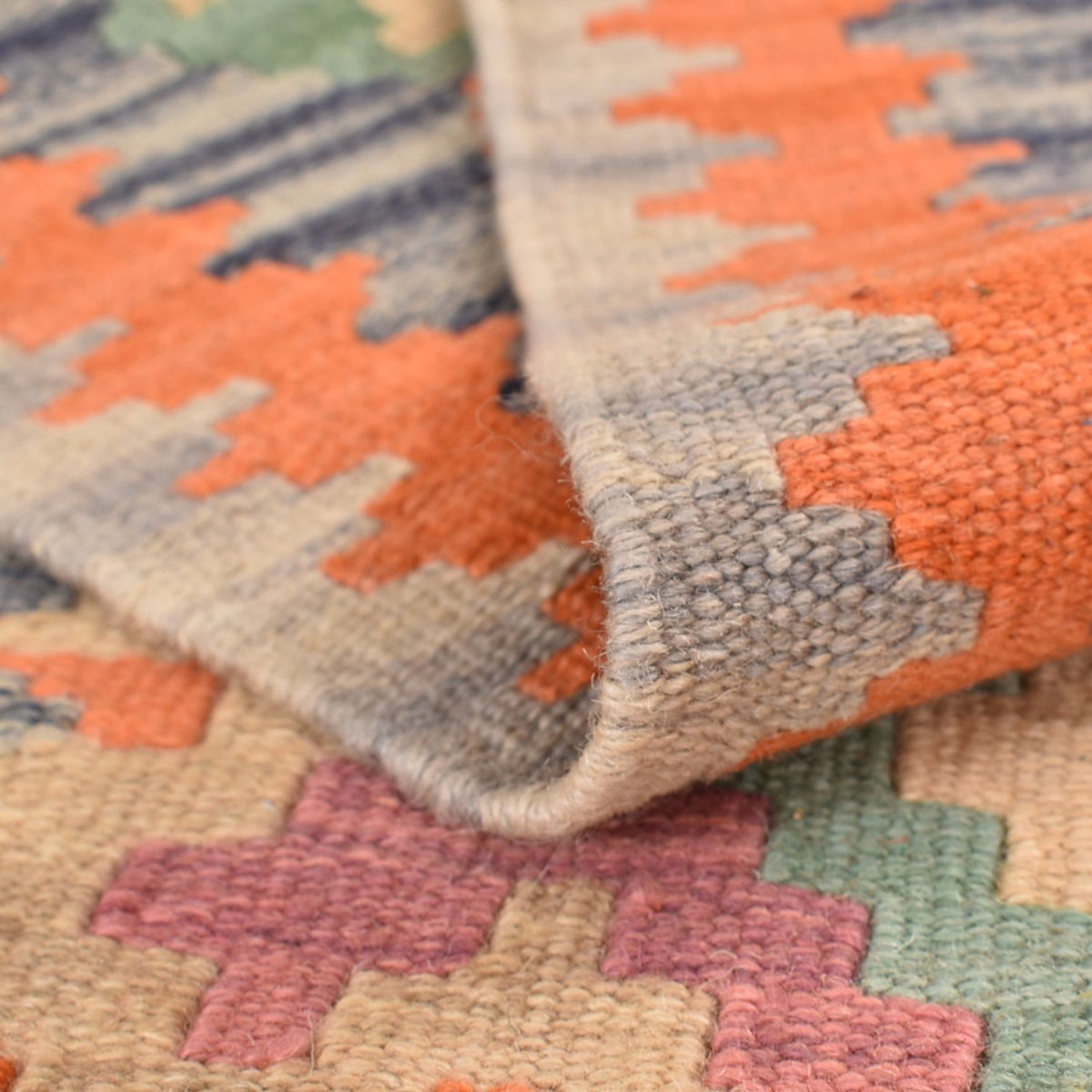 Biegacz Dywan Kelim - Orientalny - 237 x 84 cm - wielokolorowy