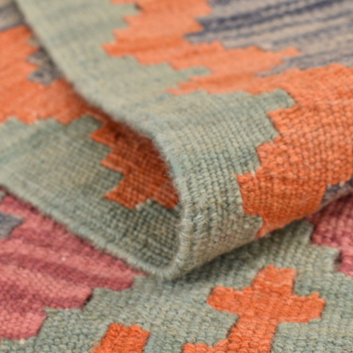 Dywan Kelim - Orientalny - 209 x 151 cm - wielokolorowy