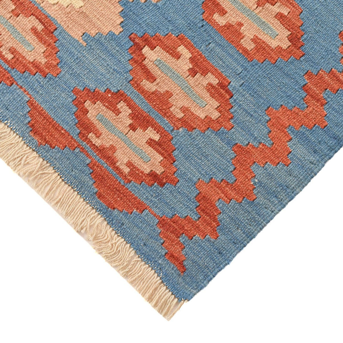 Dywan Kelim - Orientalny - 193 x 164 cm - wielokolorowy