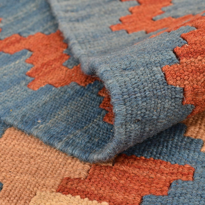 Dywan Kelim - Orientalny - 193 x 164 cm - wielokolorowy