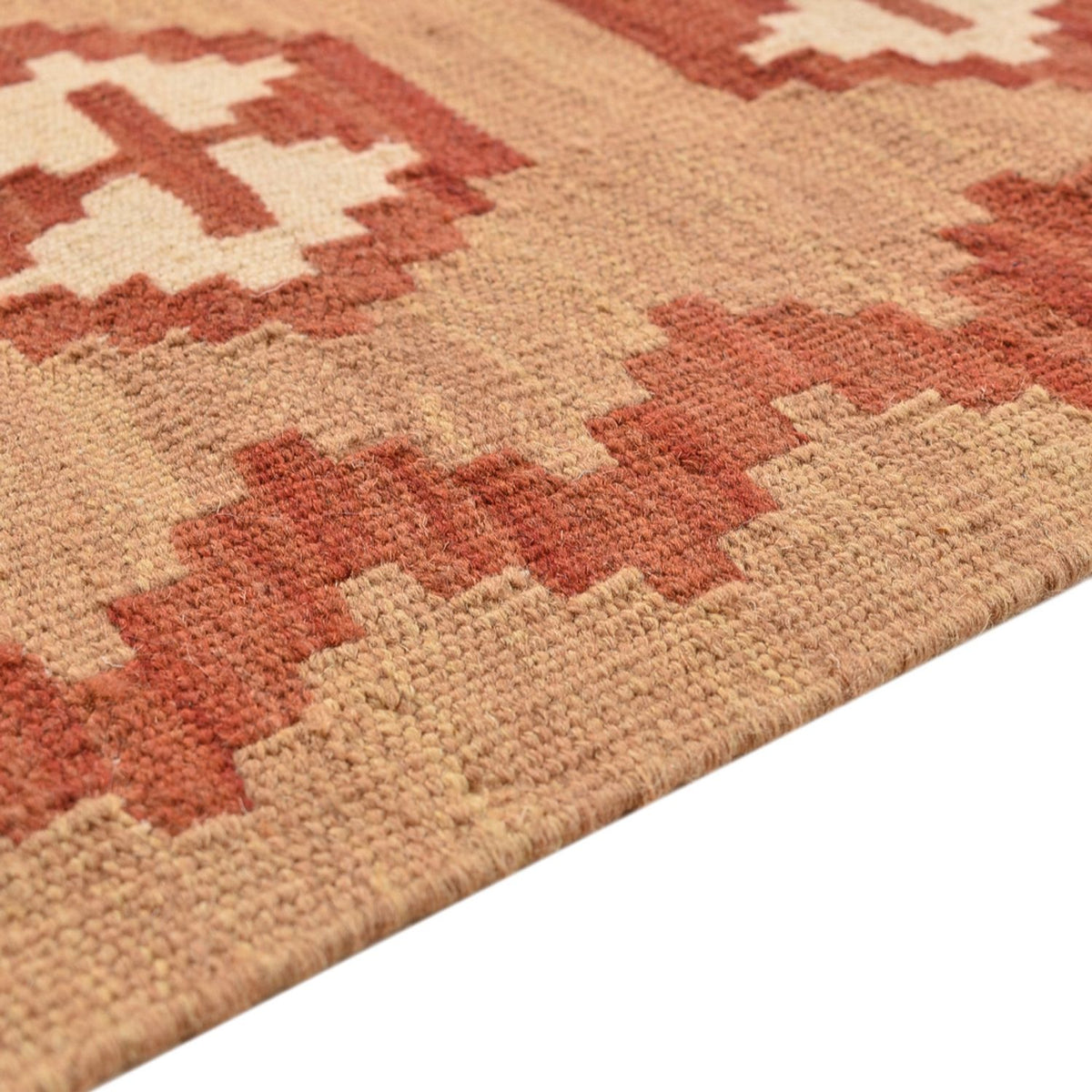 Dywan Kelim - Orientalny - 197 x 151 cm - wielokolorowy