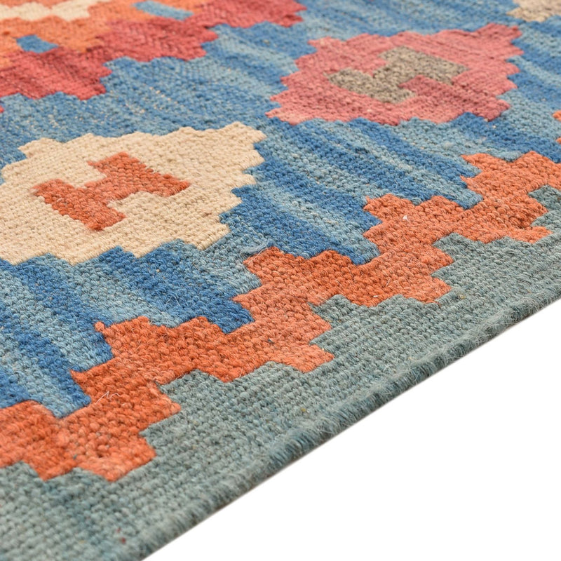 Dywan Kelim - Orientalny - 203 x 157 cm - wielokolorowy