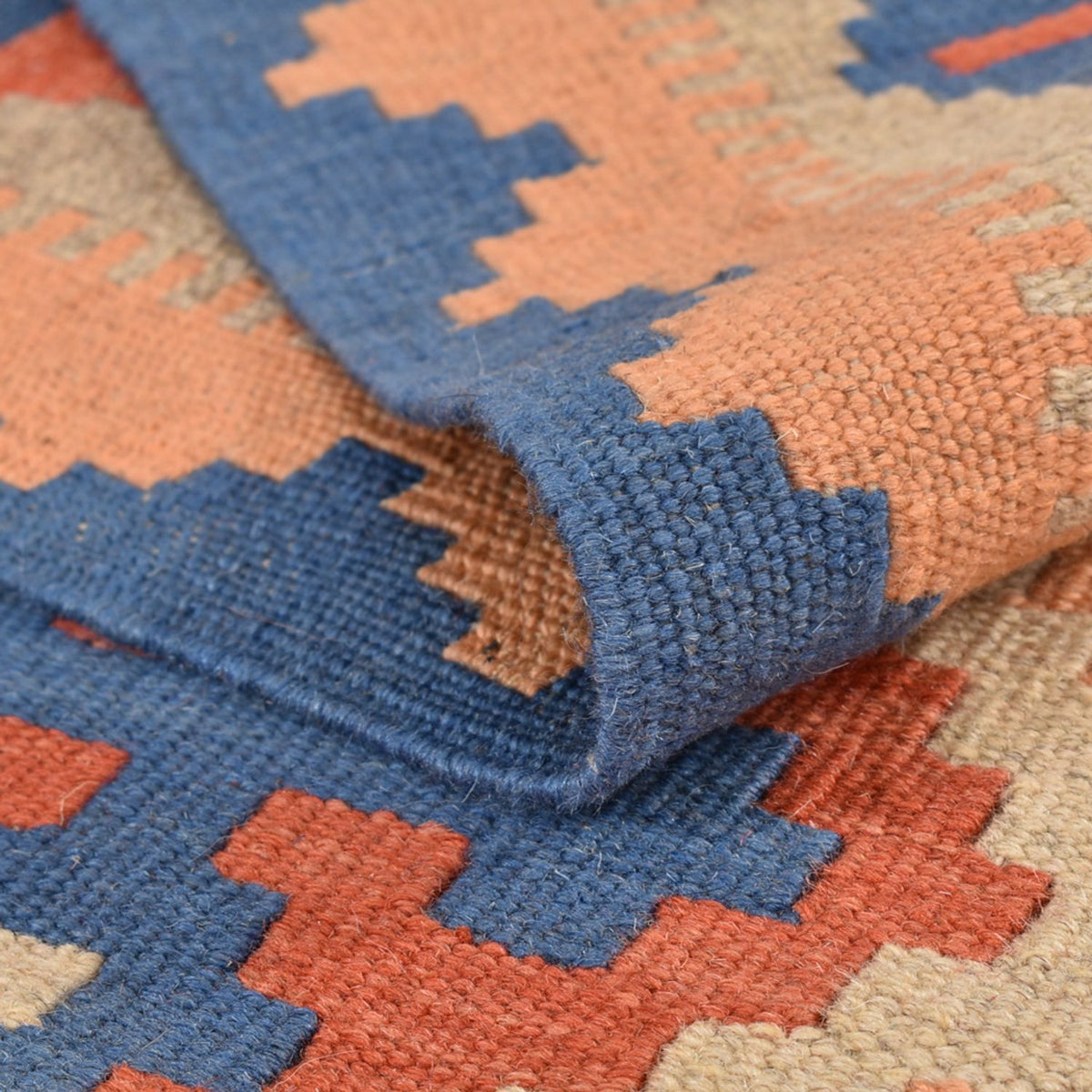 Dywan Kelim - Orientalny - 203 x 147 cm - wielokolorowy