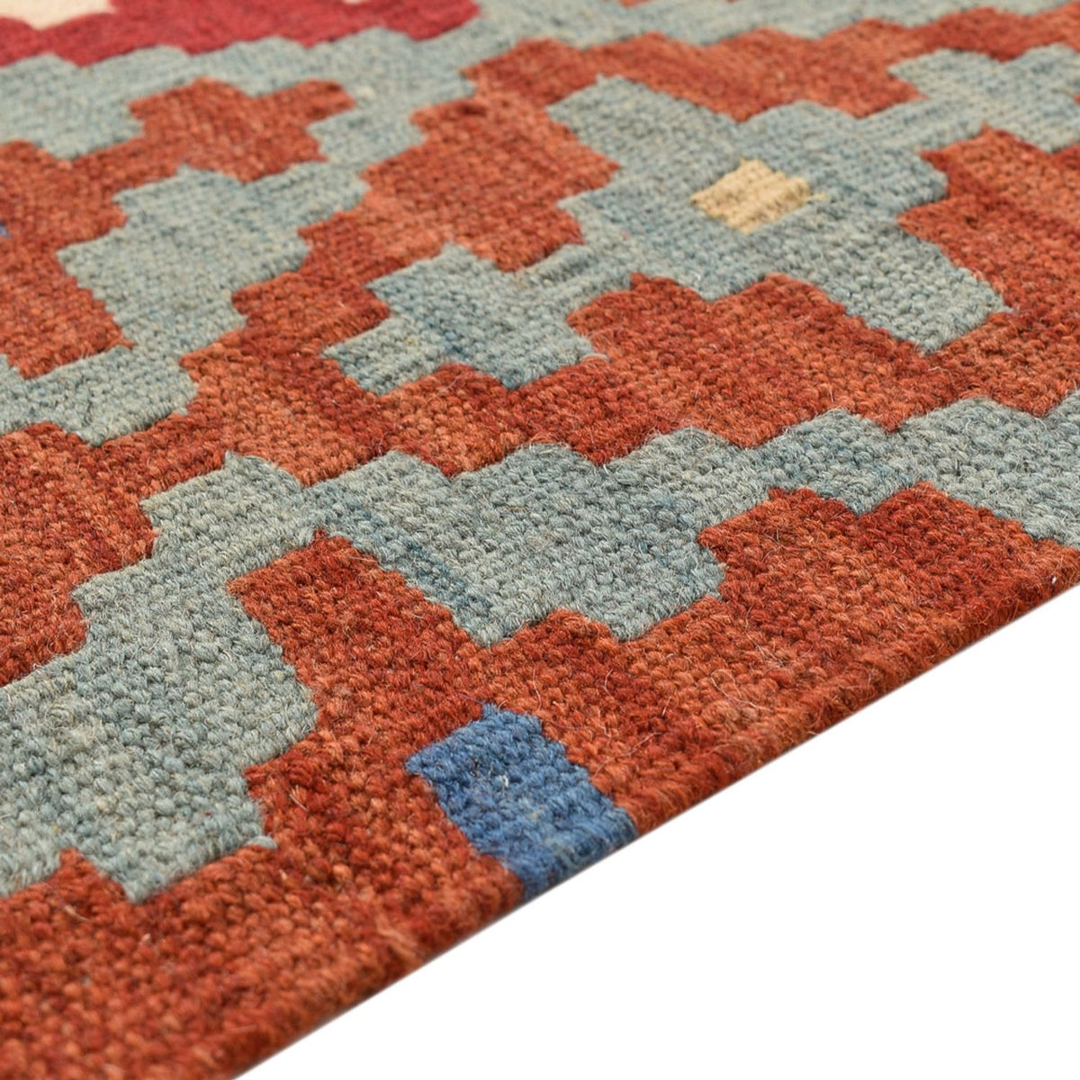 Dywan Kelim - Orientalny - 196 x 153 cm - wielokolorowy