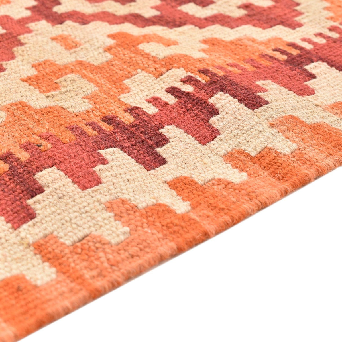 Biegacz Dywan Kelim - Orientalny - 191 x 58 cm - wielokolorowy