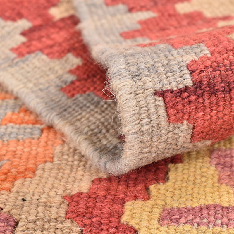 Biegacz Dywan Kelim - Orientalny - 192 x 56 cm - wielokolorowy