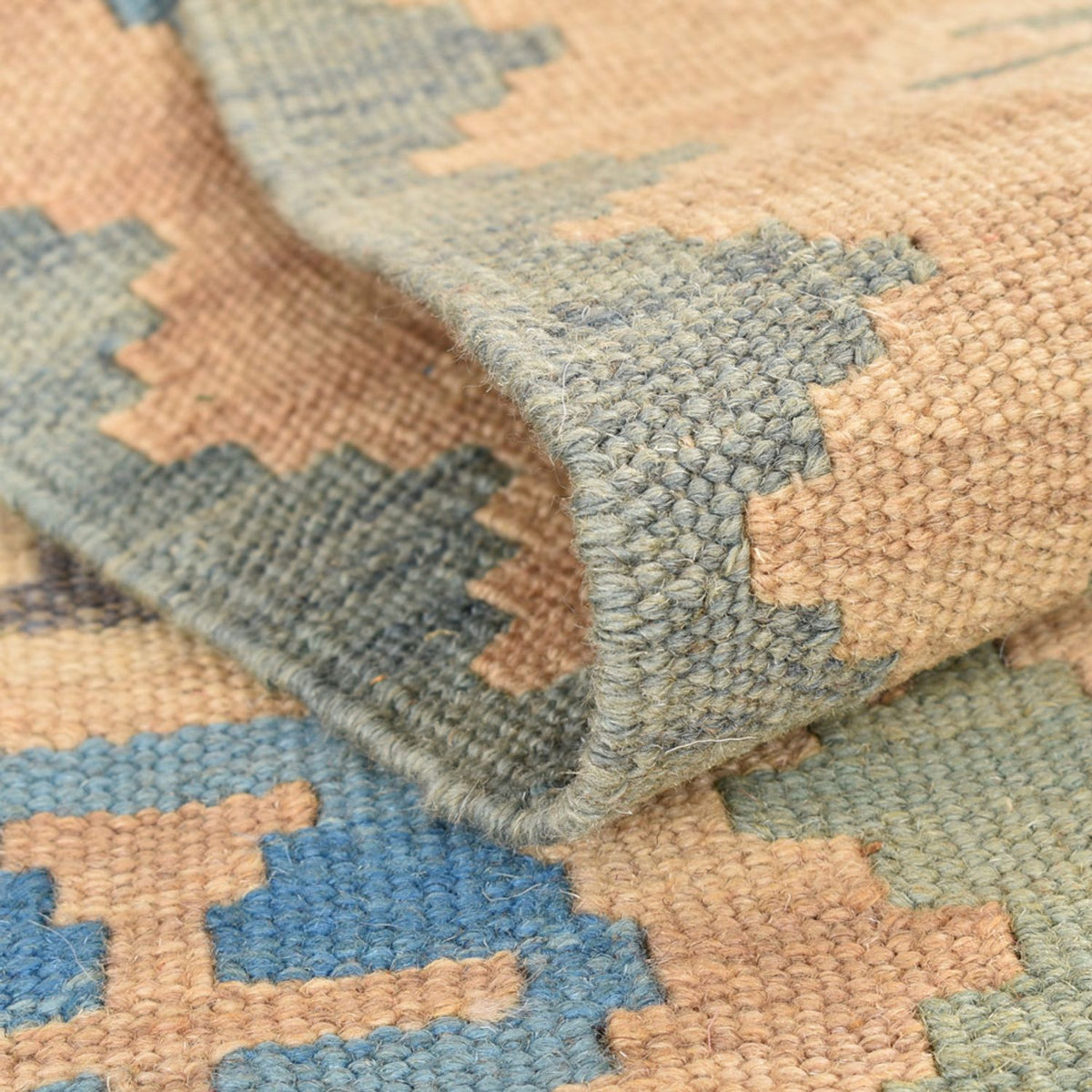 Biegacz Dywan Kelim - Orientalny - 195 x 60 cm - wielokolorowy