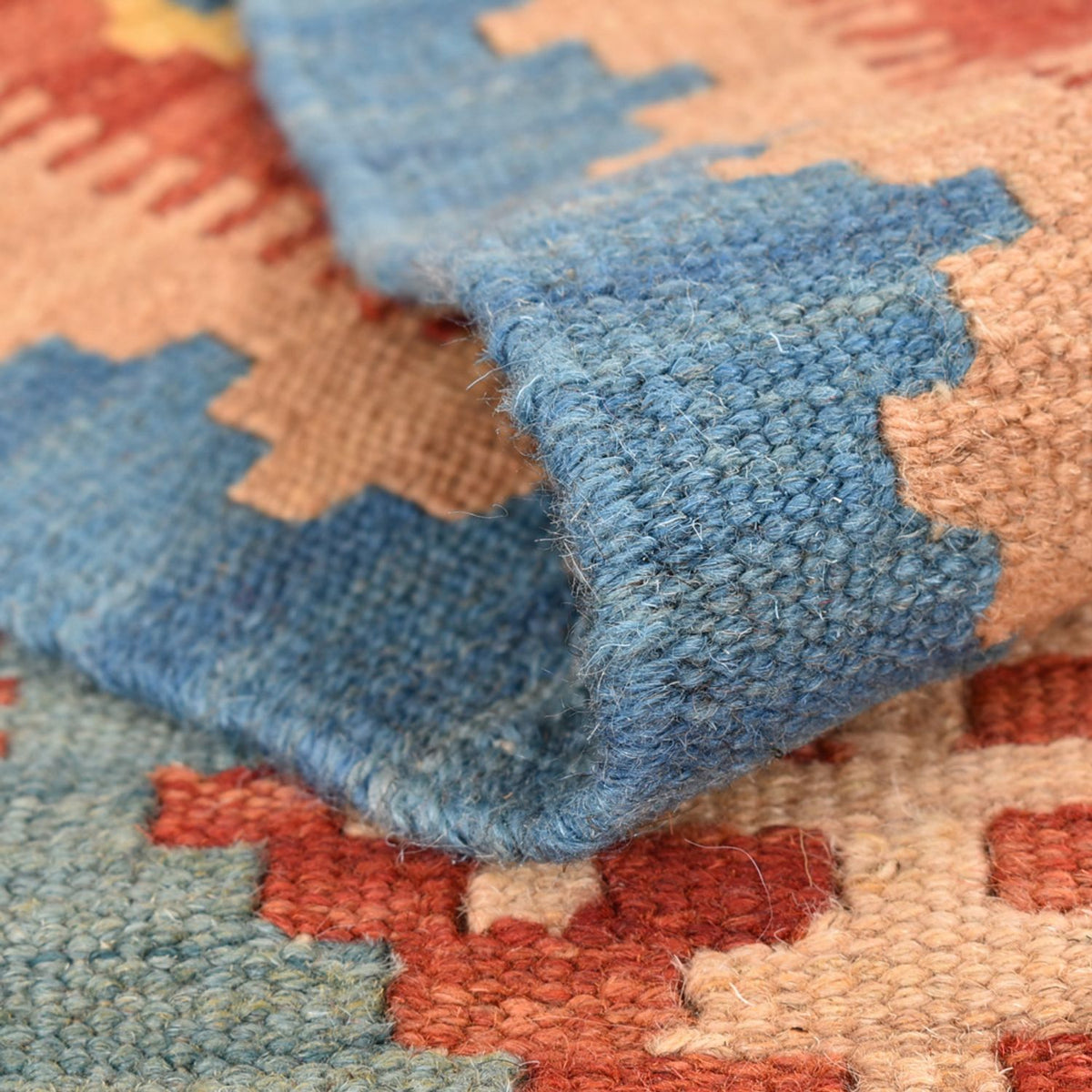 Biegacz Dywan Kelim - Orientalny - 198 x 61 cm - wielokolorowy