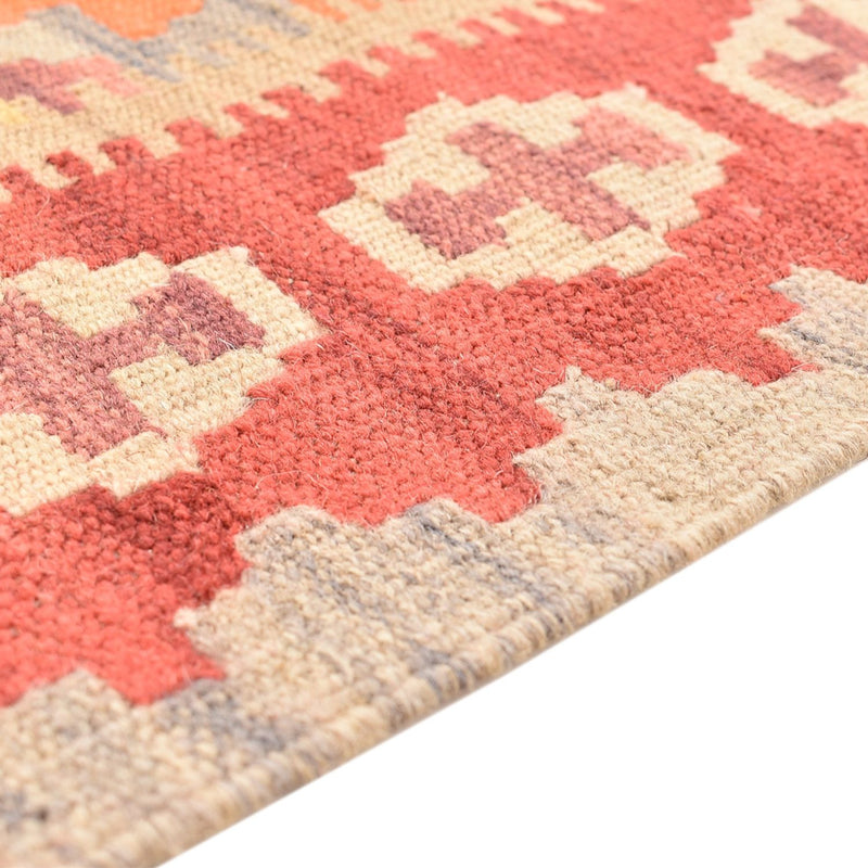 Biegacz Dywan Kelim - Orientalny - 198 x 63 cm - wielokolorowy