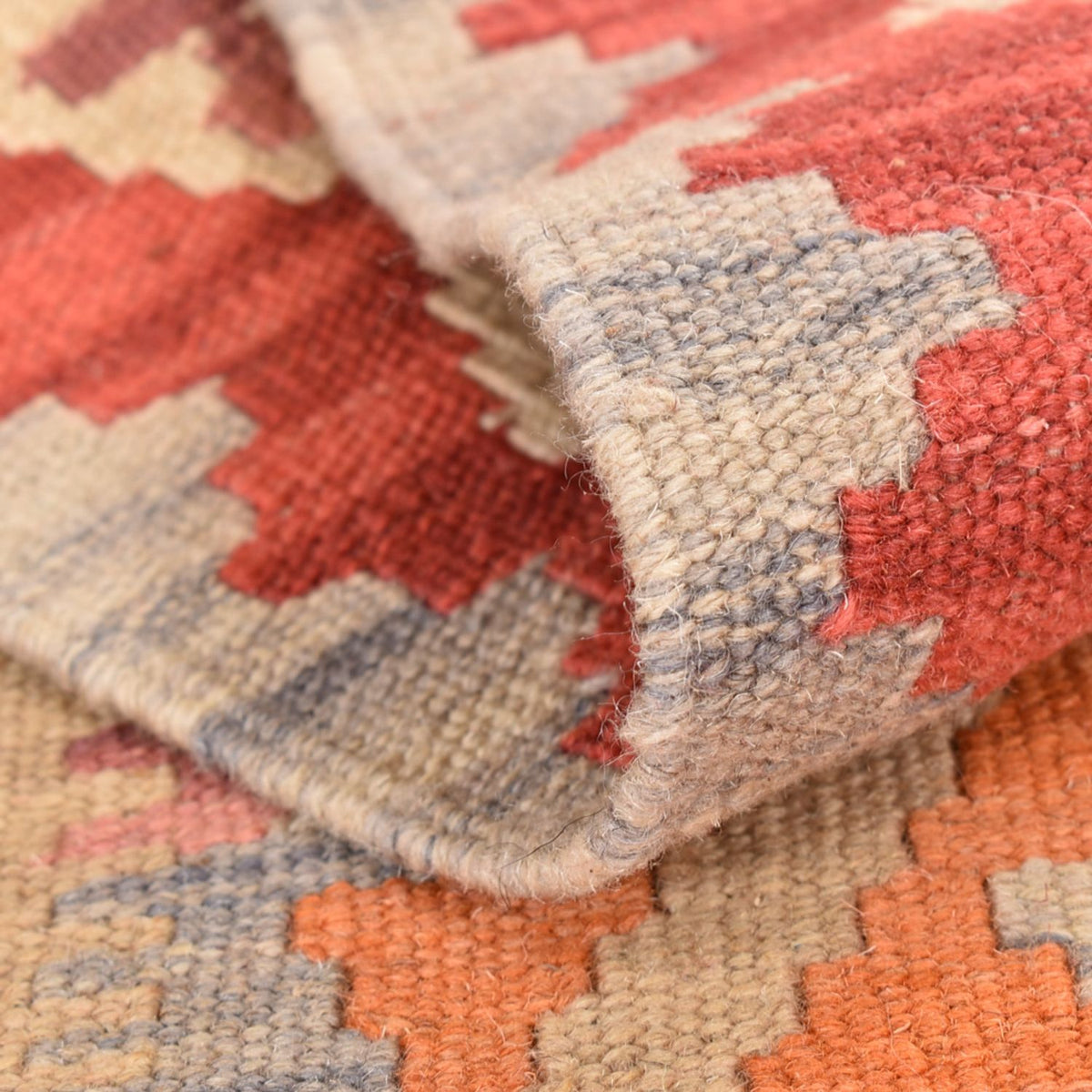 Biegacz Dywan Kelim - Orientalny - 198 x 63 cm - wielokolorowy