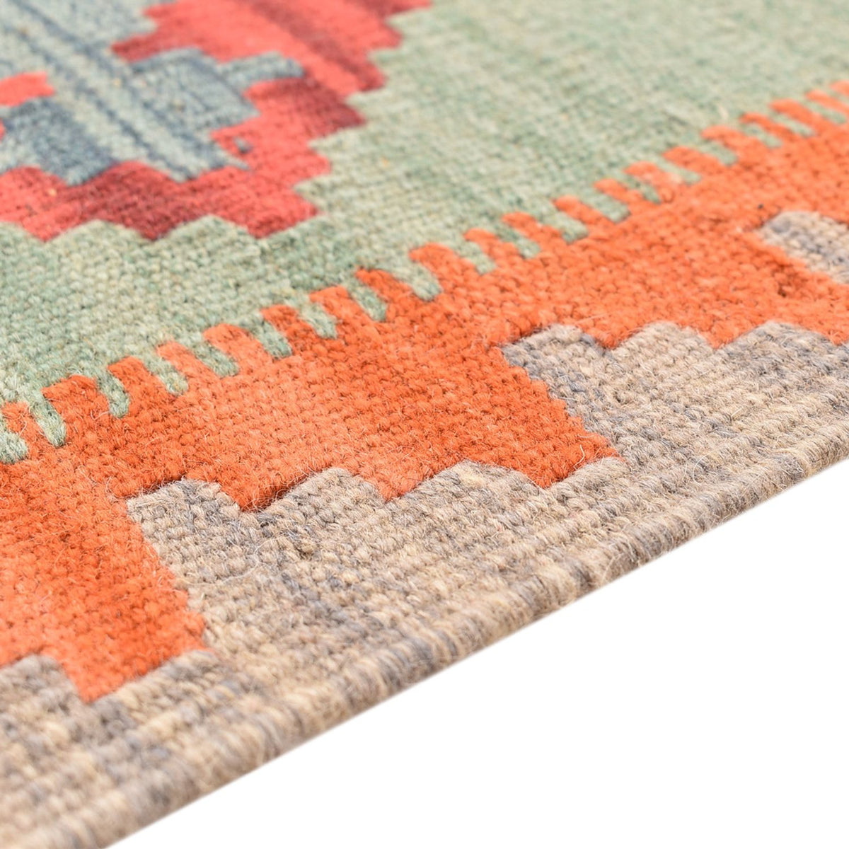 Biegacz Dywan Kelim - Orientalny - 190 x 54 cm - wielokolorowy