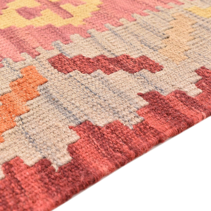 Biegacz Dywan Kelim - Orientalny - 204 x 61 cm - wielokolorowy