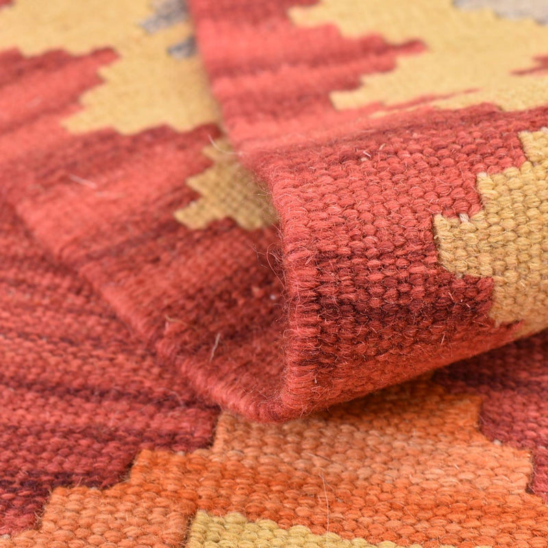 Biegacz Dywan Kelim - Orientalny - 197 x 60 cm - wielokolorowy