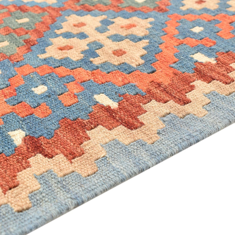 Biegacz Dywan Kelim - Orientalny - 193 x 64 cm - wielokolorowy