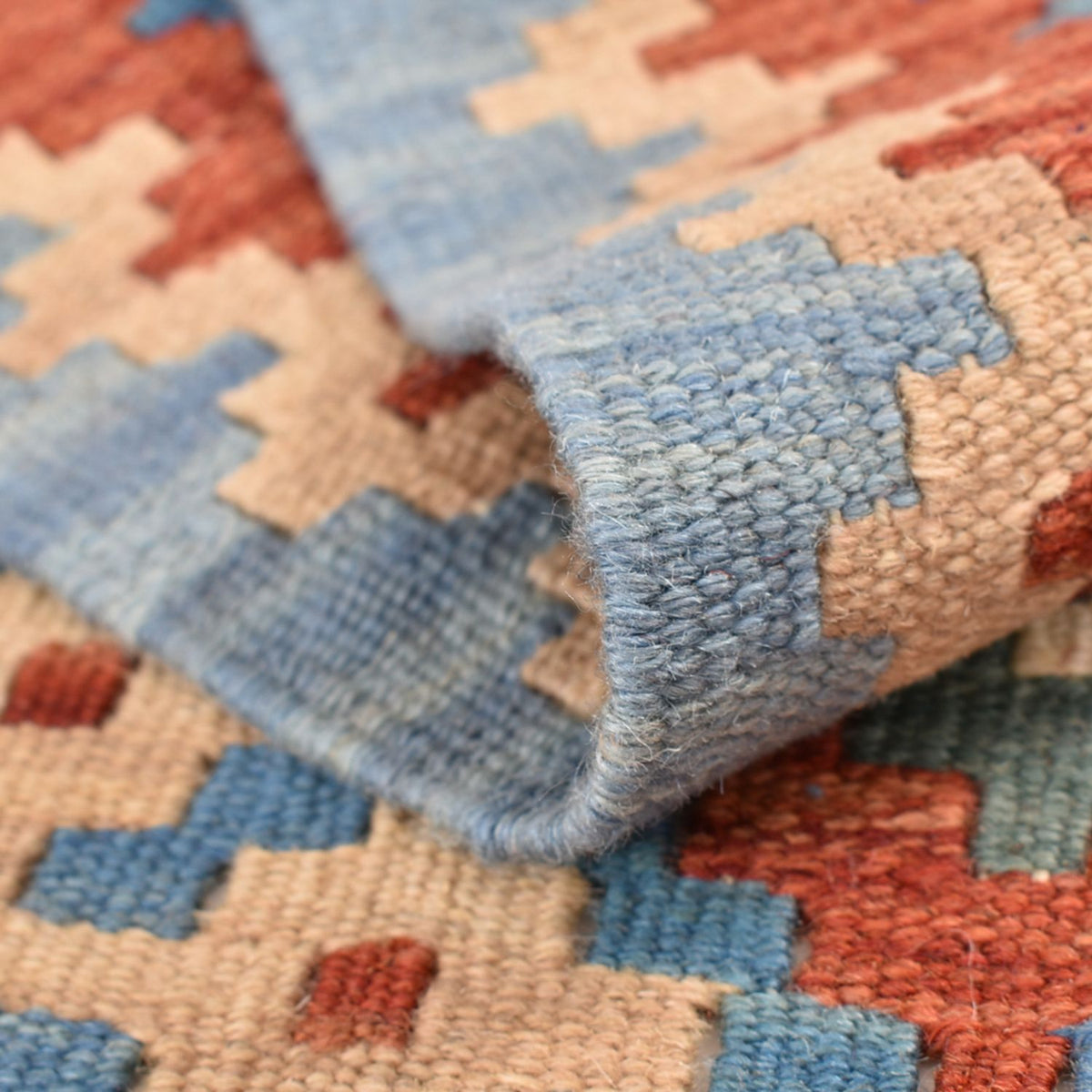 Biegacz Dywan Kelim - Orientalny - 193 x 64 cm - wielokolorowy